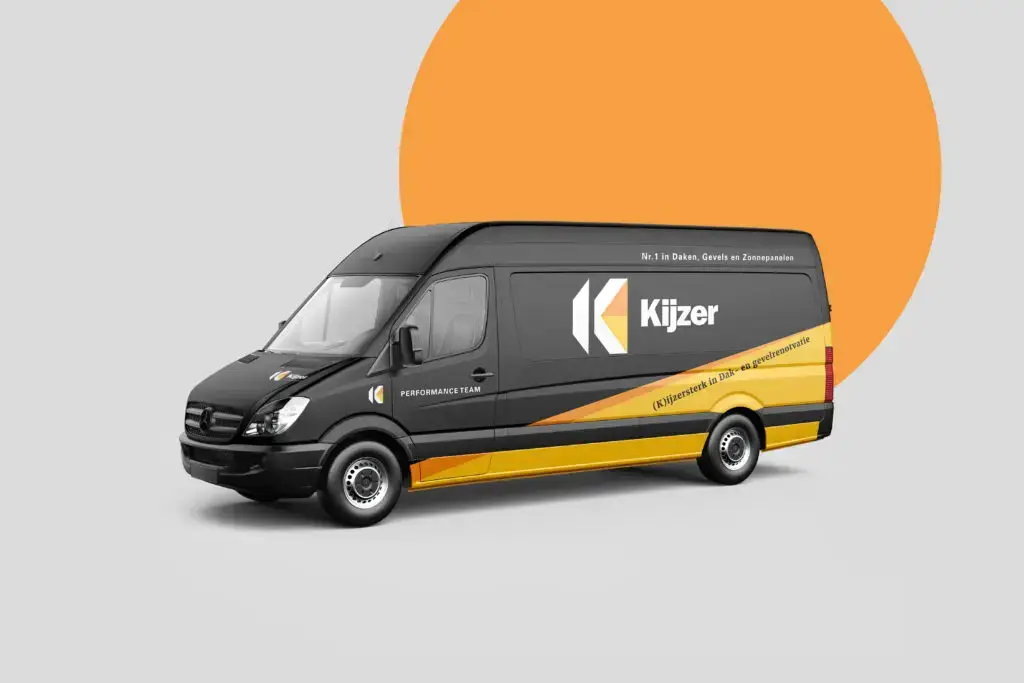 Camionette beletteren: Professionele voertuigbelettering voor Kijzer, snel en met volledige ontzorging ingepland.