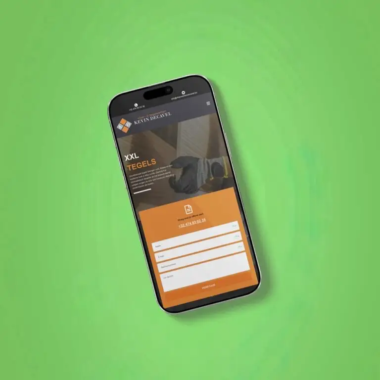 [Websites] Mobielvriendelijke website mockup die klanten oplevert. Webdevelopment door Toméci.